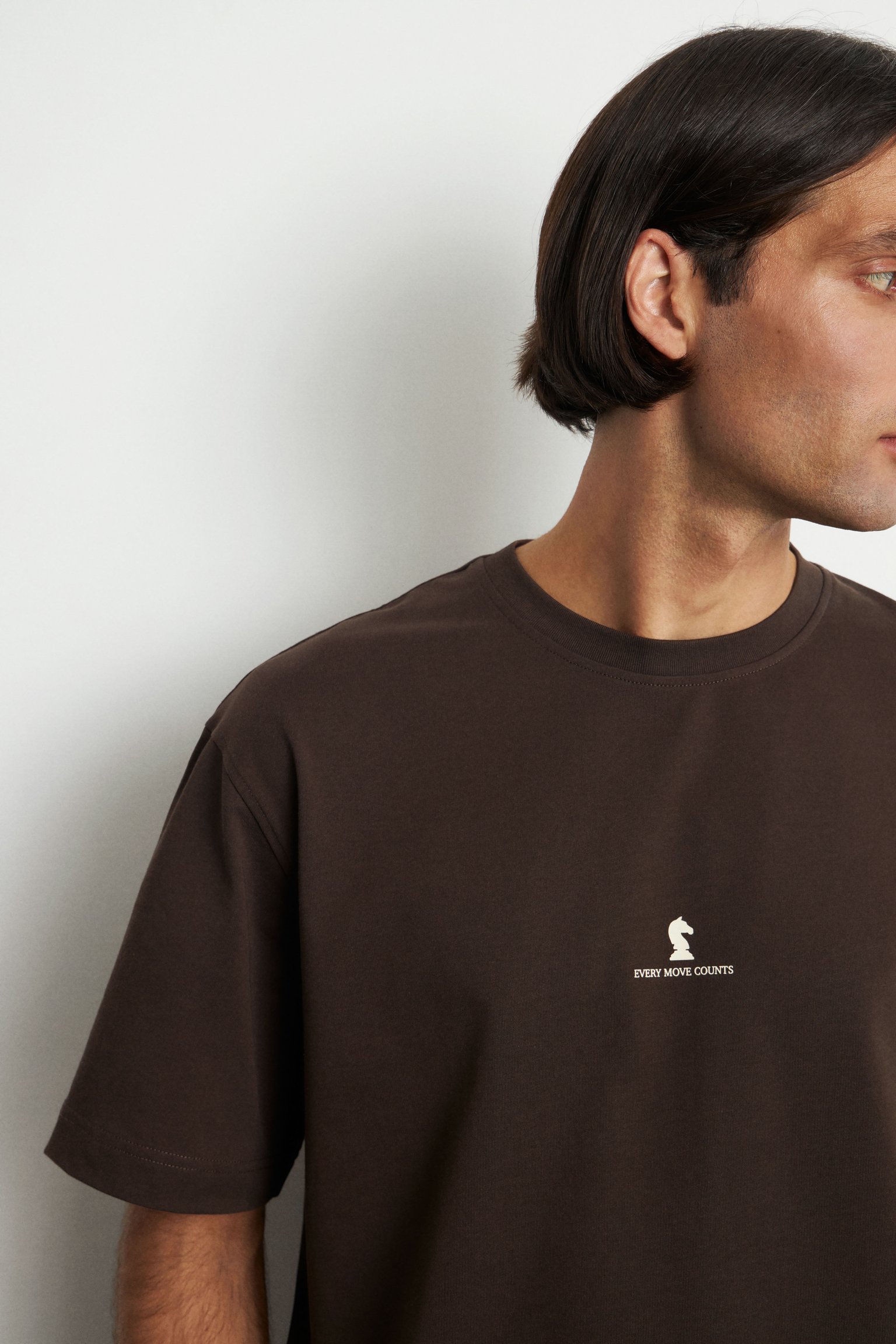 Футболка из хлопка с принтом
