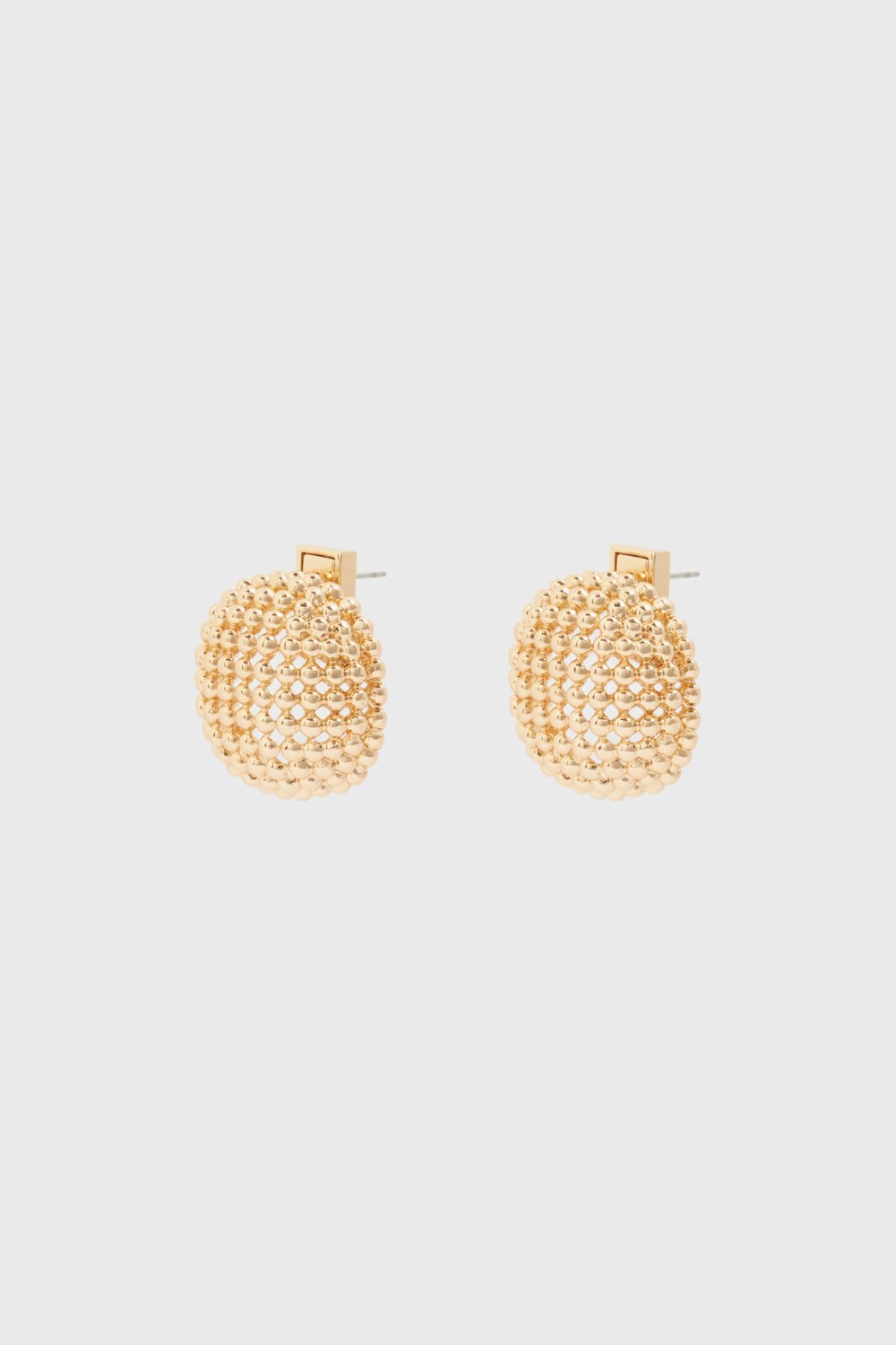 Рельефные серьги из цинка