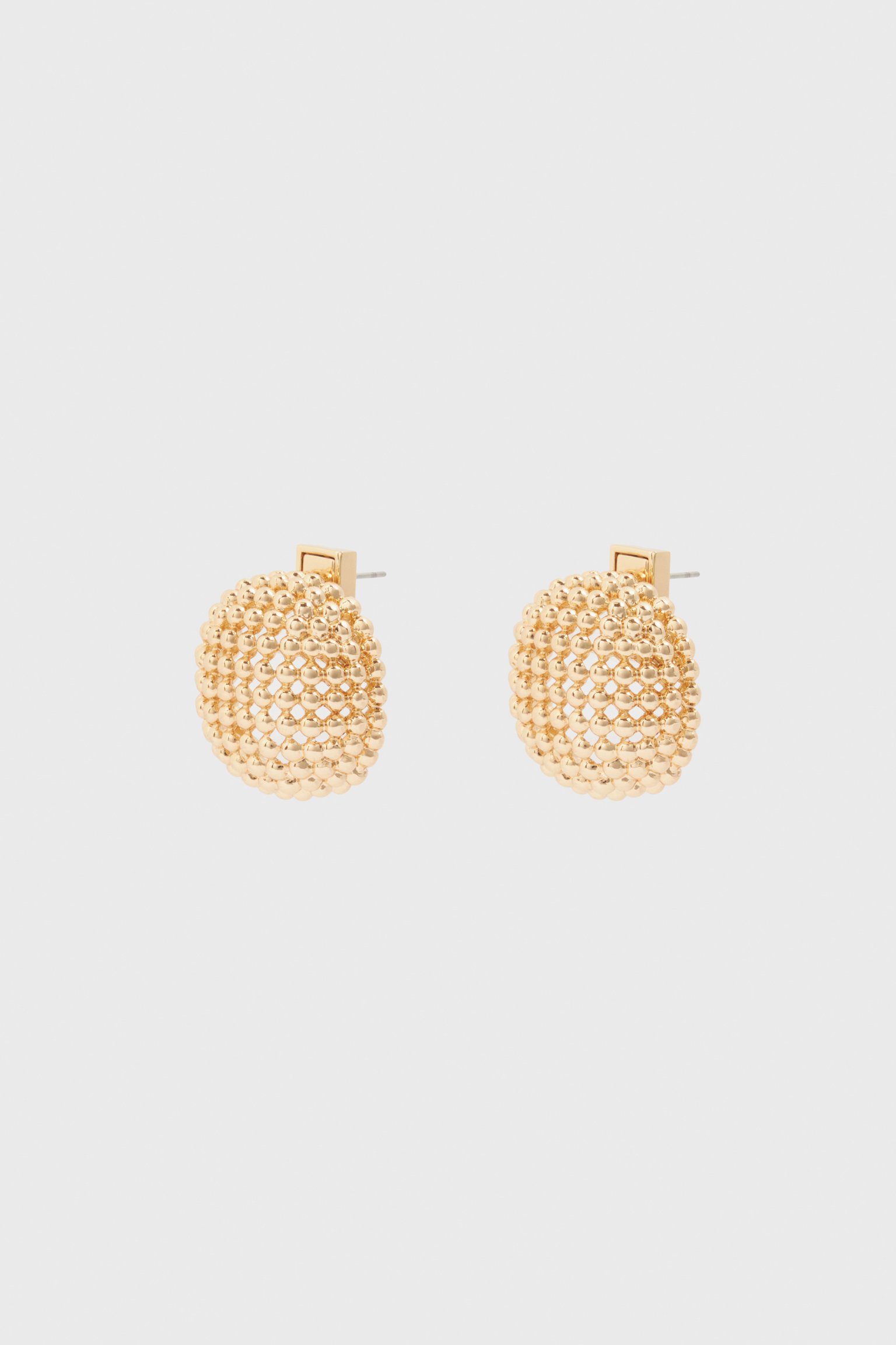 Рельефные серьги из цинка