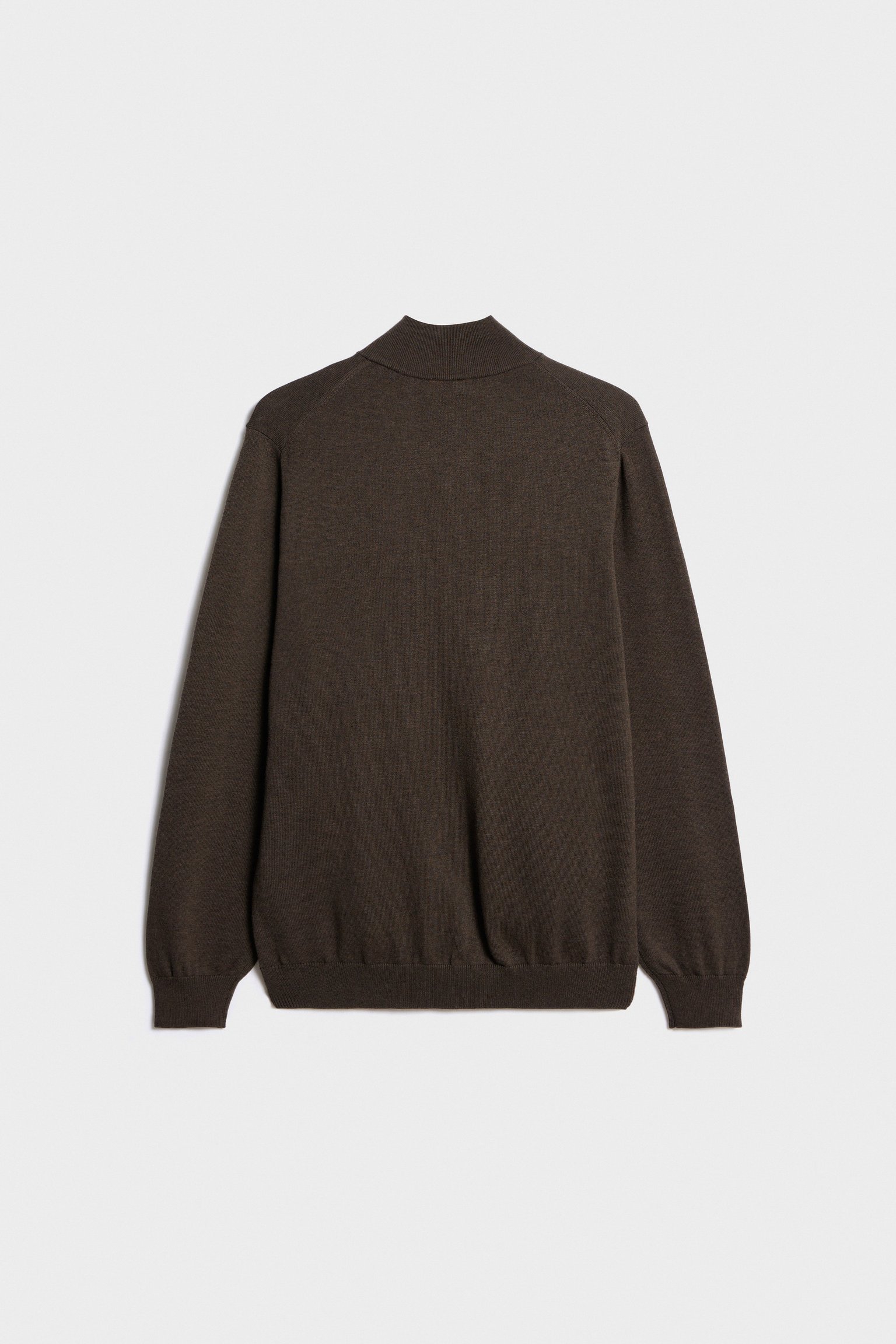 Кардиган прямого кроя из шерсти и хлопка