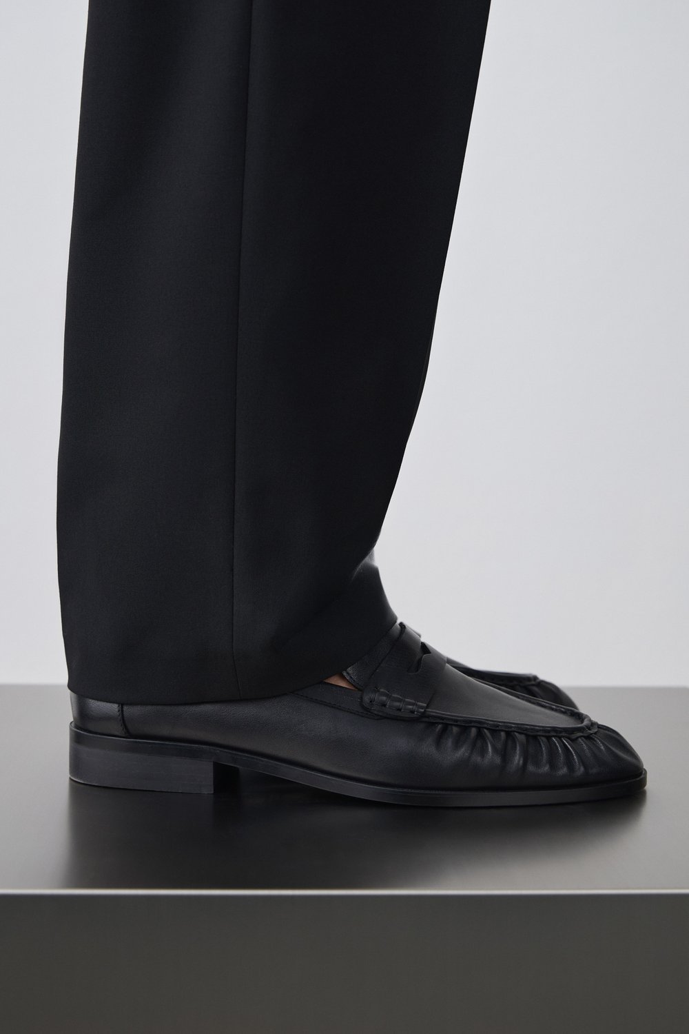 Кожаные пенни-лоферы
