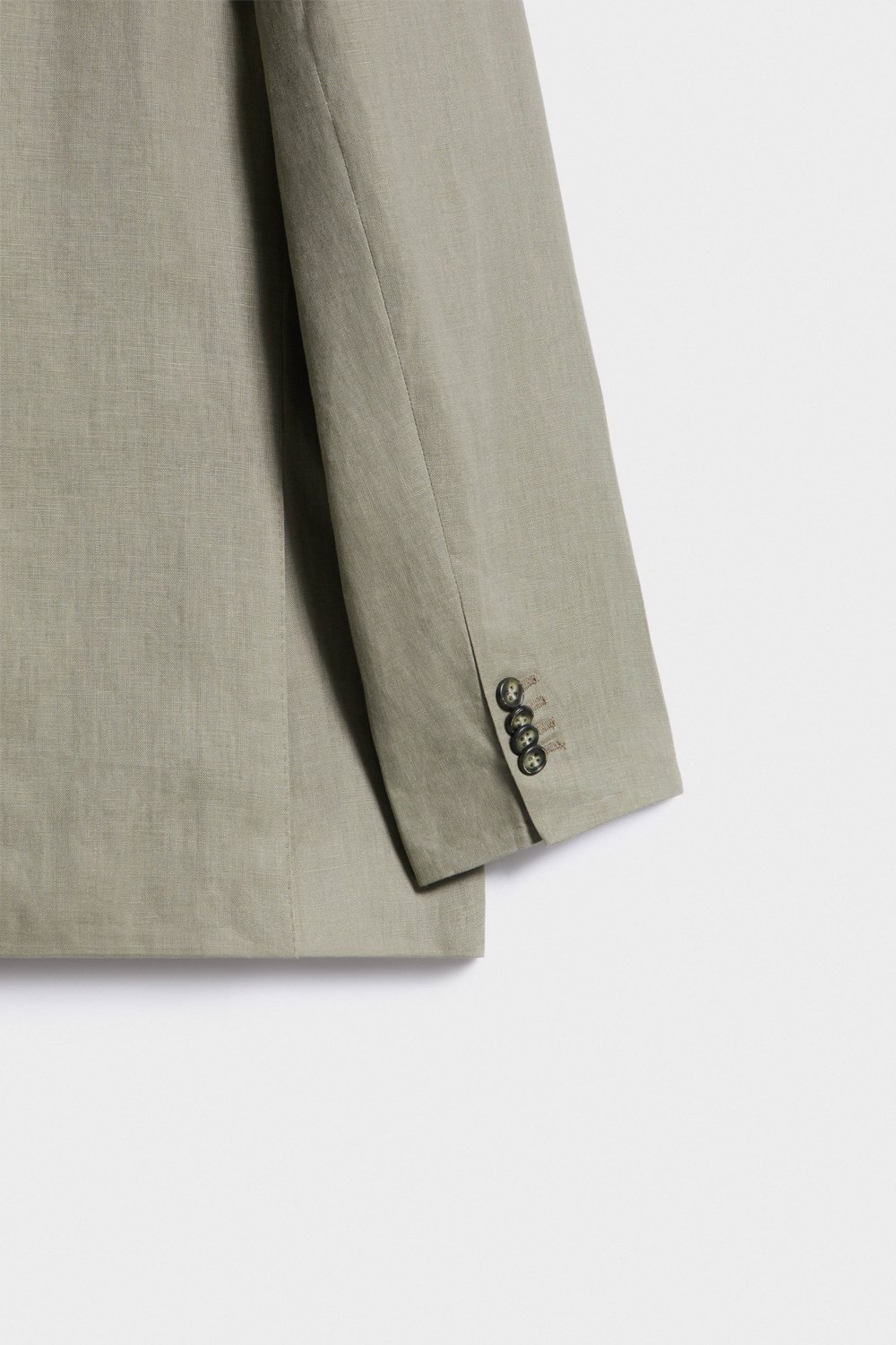 Двубортный блейзер из 100% льна