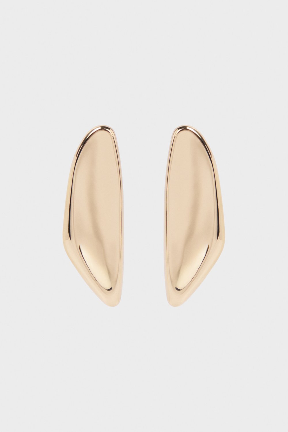 Фигурные серьги из металла