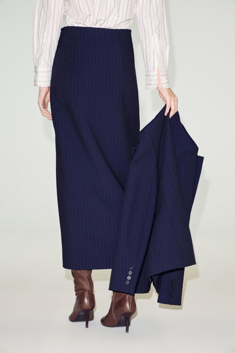 Юбка из костюмной ткани
