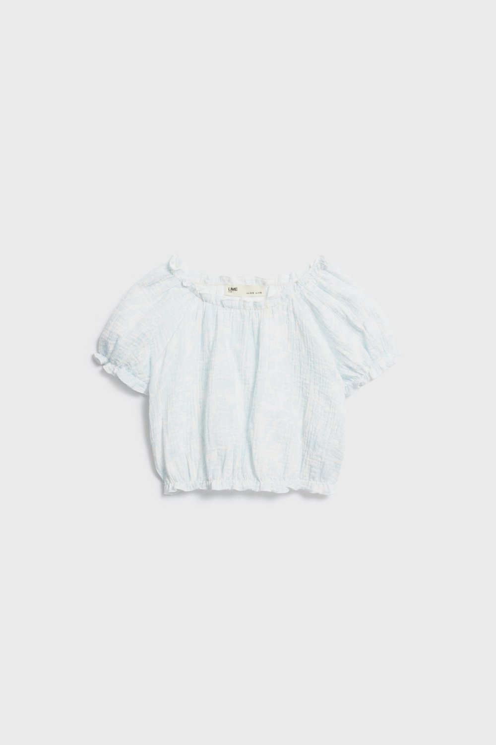 Блуза babydoll из муслина
