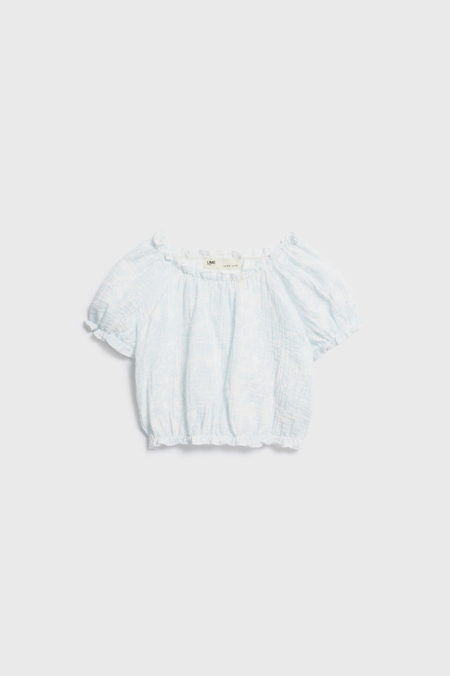 Блуза babydoll из муслина