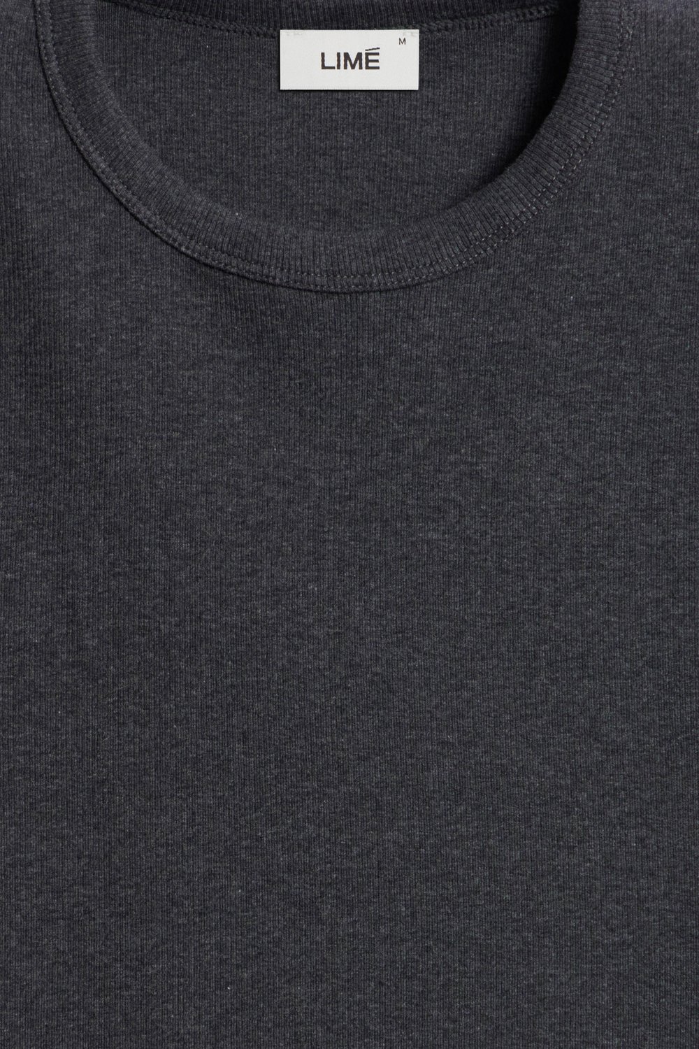 Базовая футболка из хлопка в рубчик