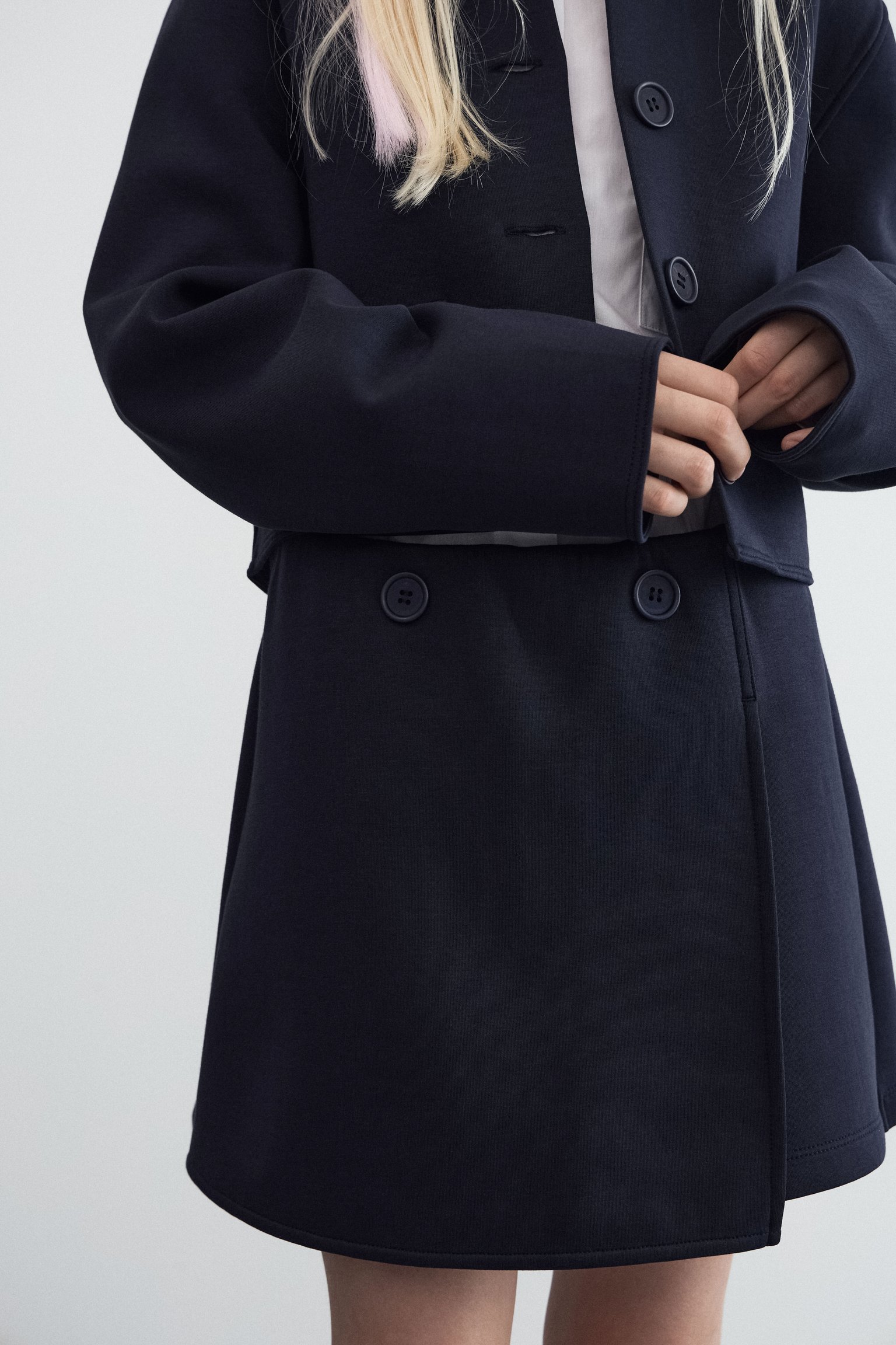Юбка-шорты из хлопкового джерси