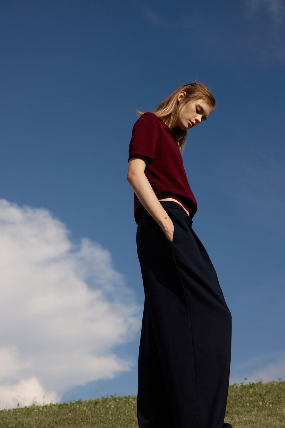 Джемпер поло из хлопка