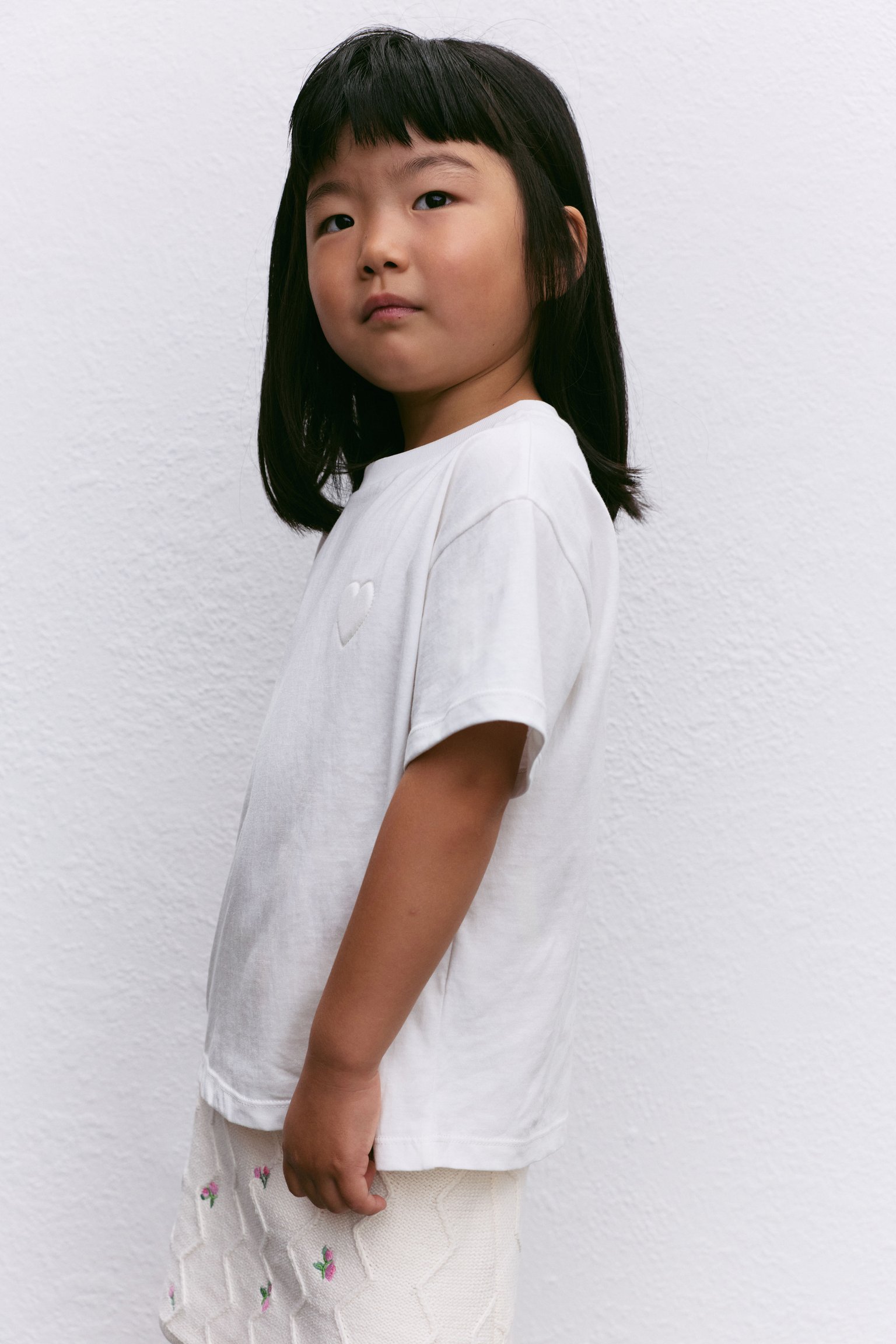 Футболка из хлопка с декором