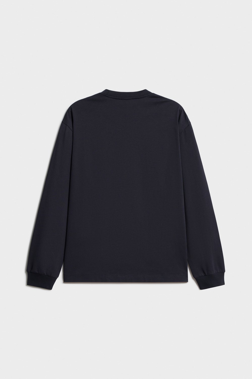 Лонгслив прямого кроя из хлопка