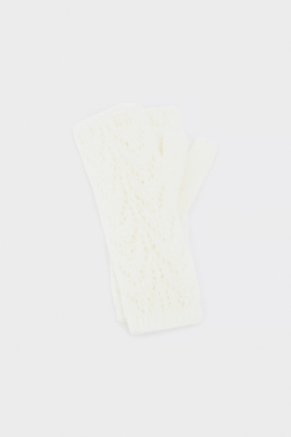Митенки из шерсти и мохера