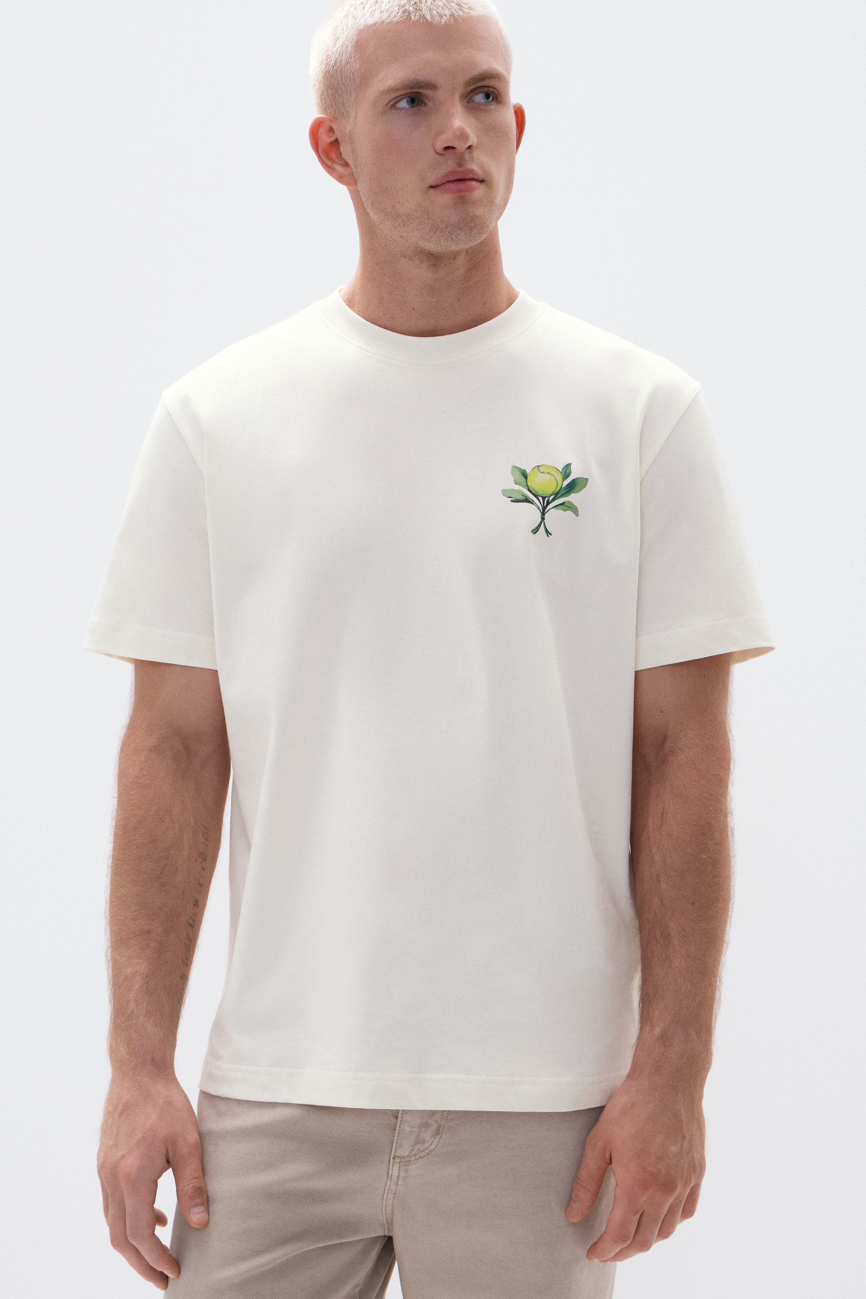 LIMÉ Футболка из хлопка с принтом