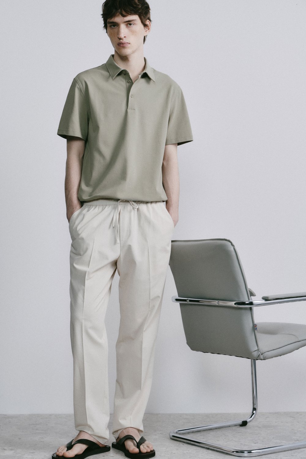 Футболка поло из пике́