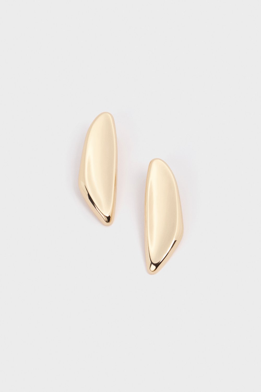 Фигурные серьги из металла