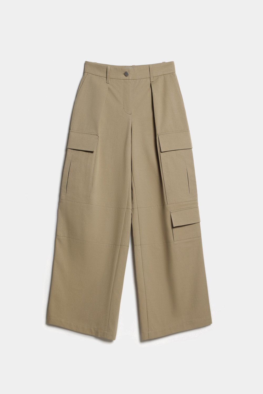 Брюки baggy с карманами