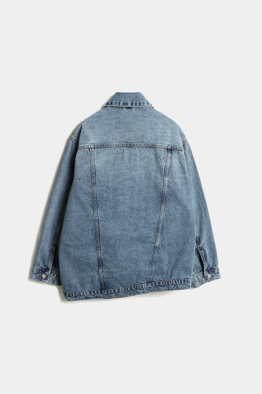 Асимметричная джинсовая oversize куртка