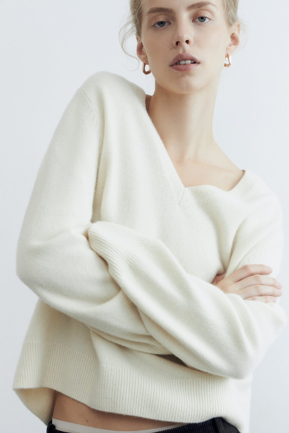 Свитер oversize из мериносовой шерсти