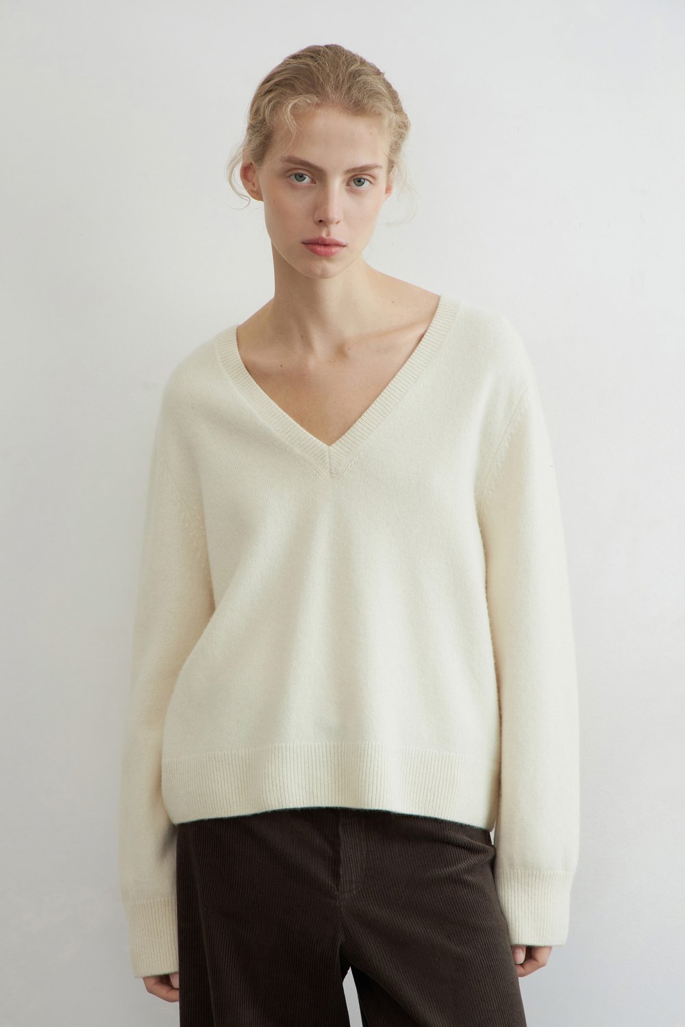 Свитер oversize из мериносовой шерсти
