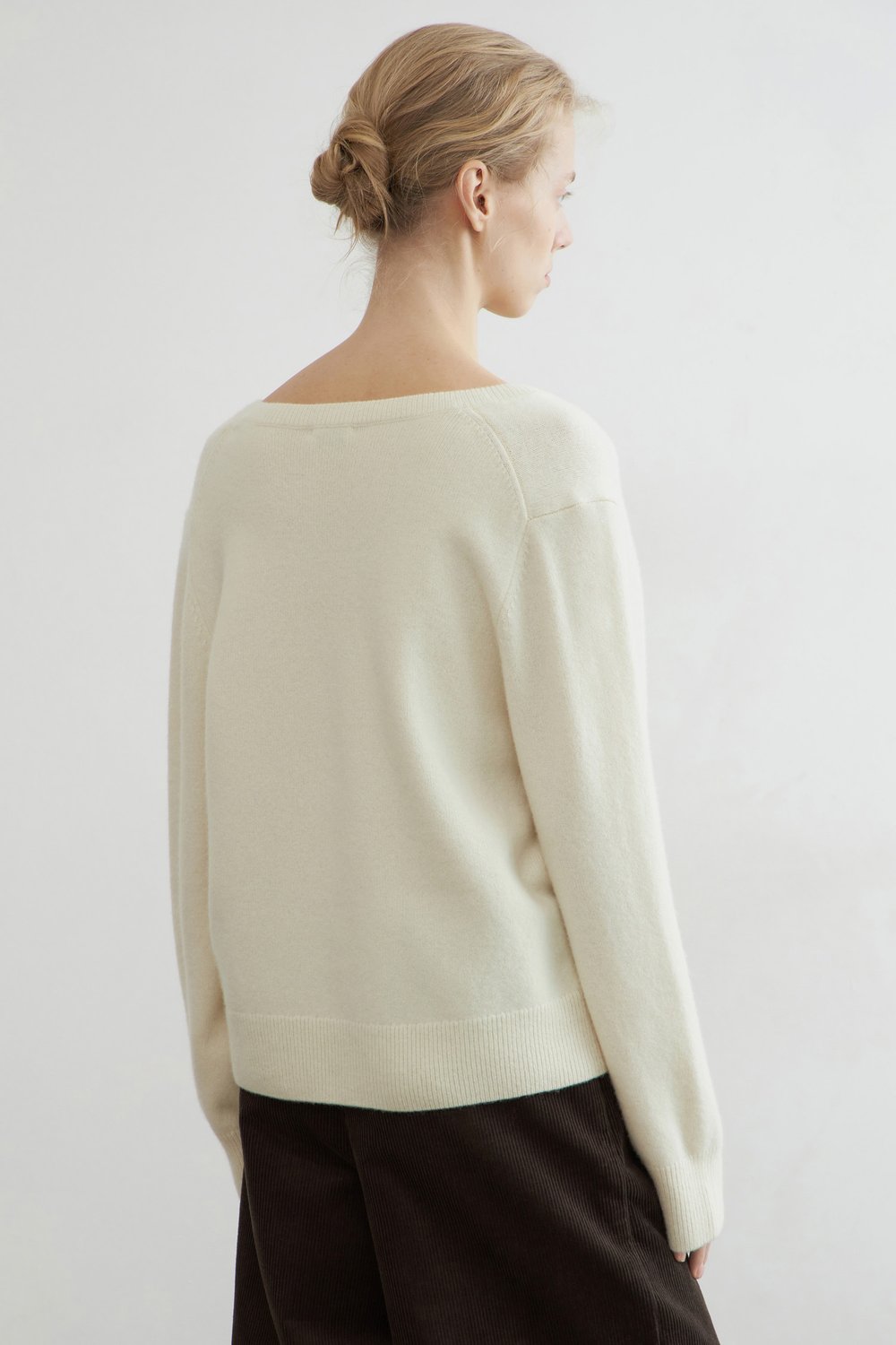 Свитер oversize из мериносовой шерсти