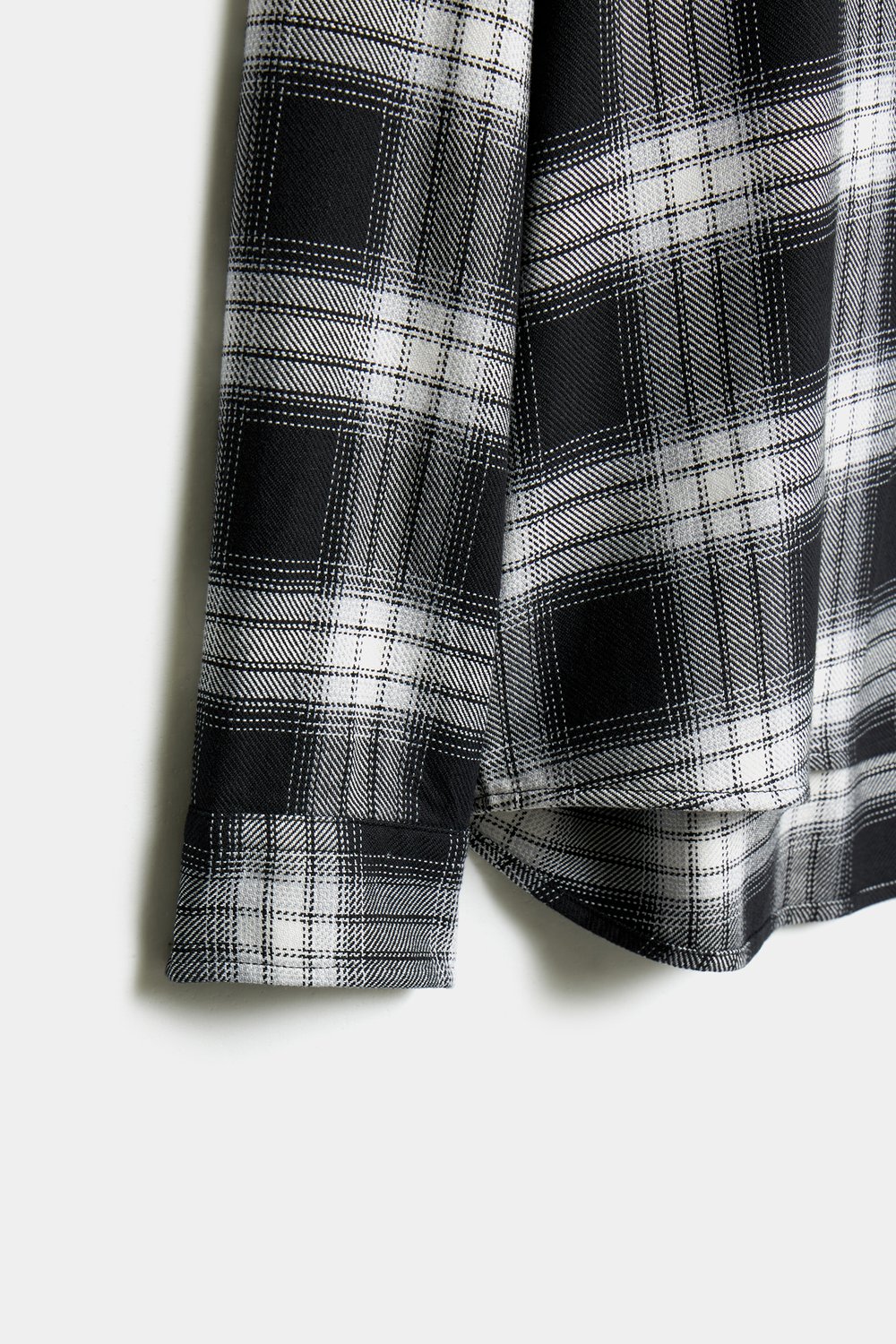 Клетчатая рубашка oversize из хлопка