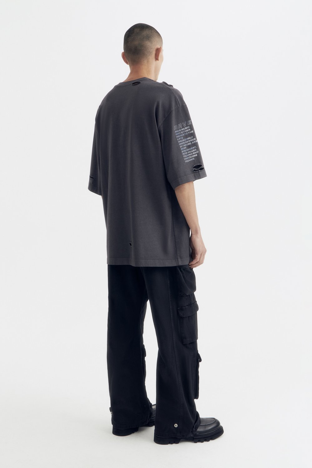 Футболка garment dye в стиле гранж