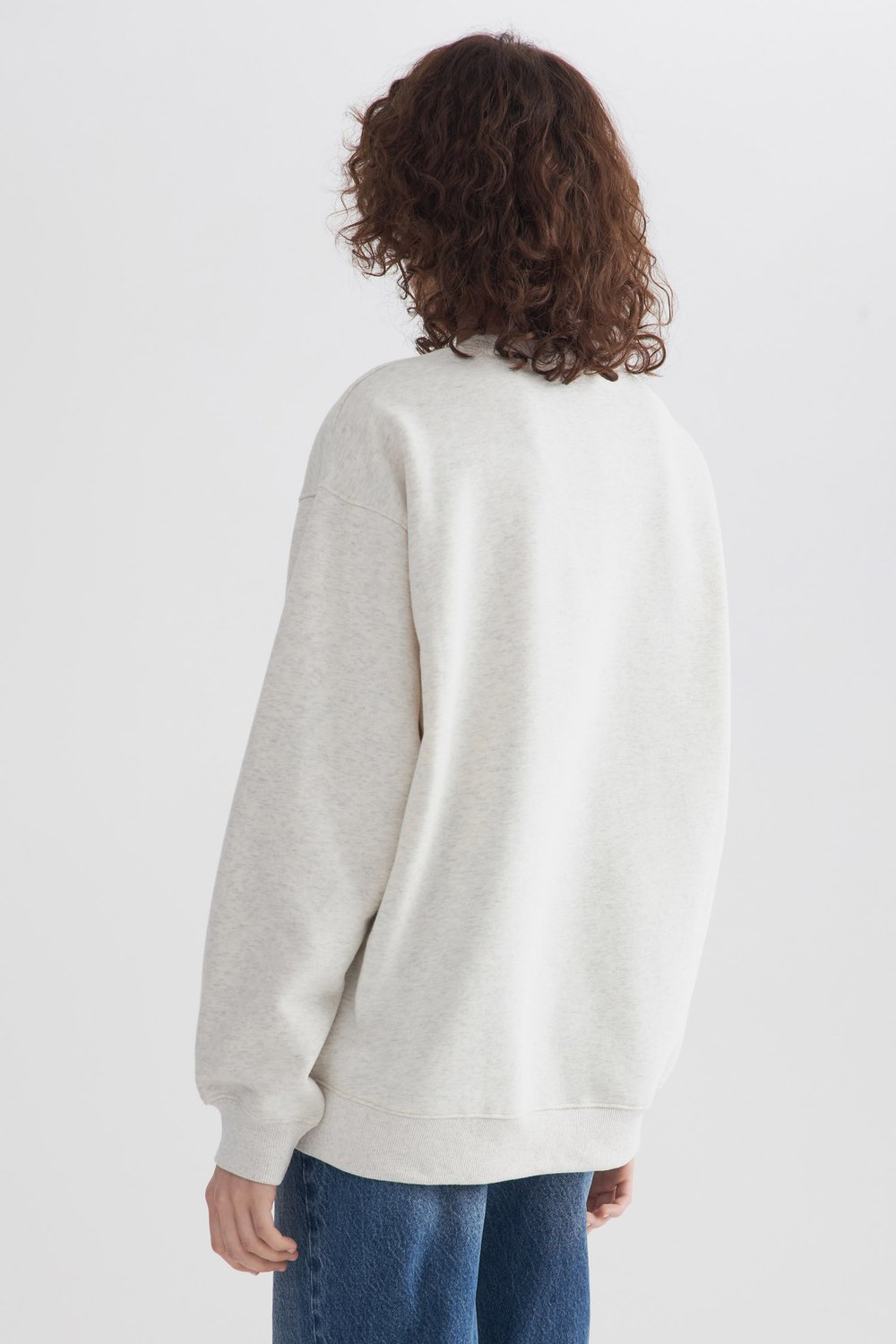 Толстовка oversize из футера с принтом
