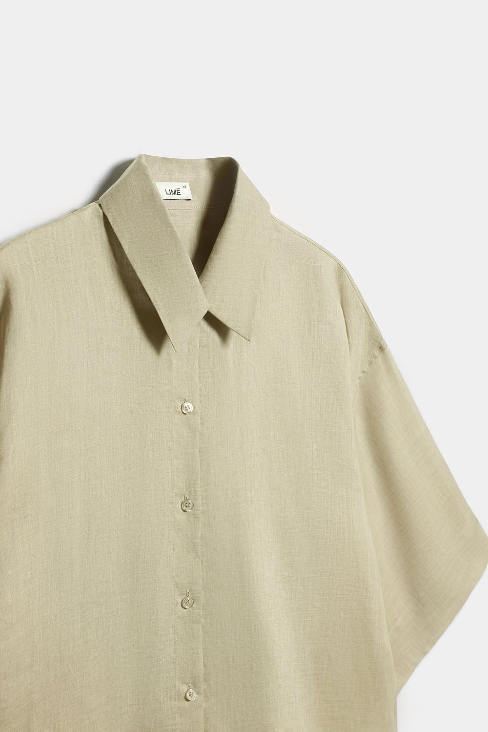 Рубашка oversize из рами