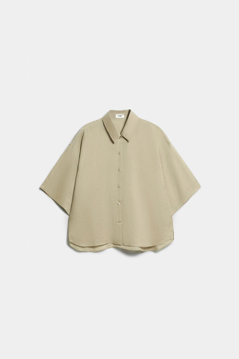 Рубашка oversize из рами