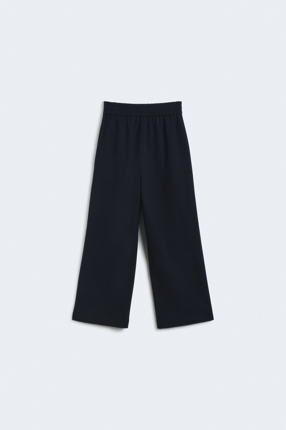 Брюки wide leg с эластичным поясом