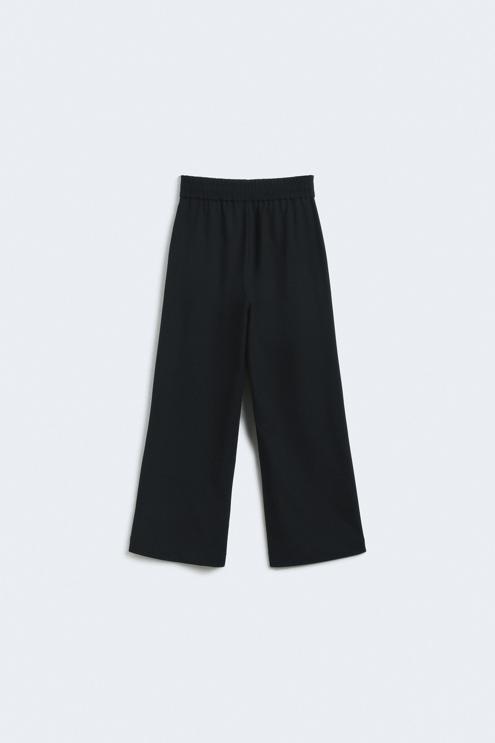 Брюки wide leg с эластичным поясом
