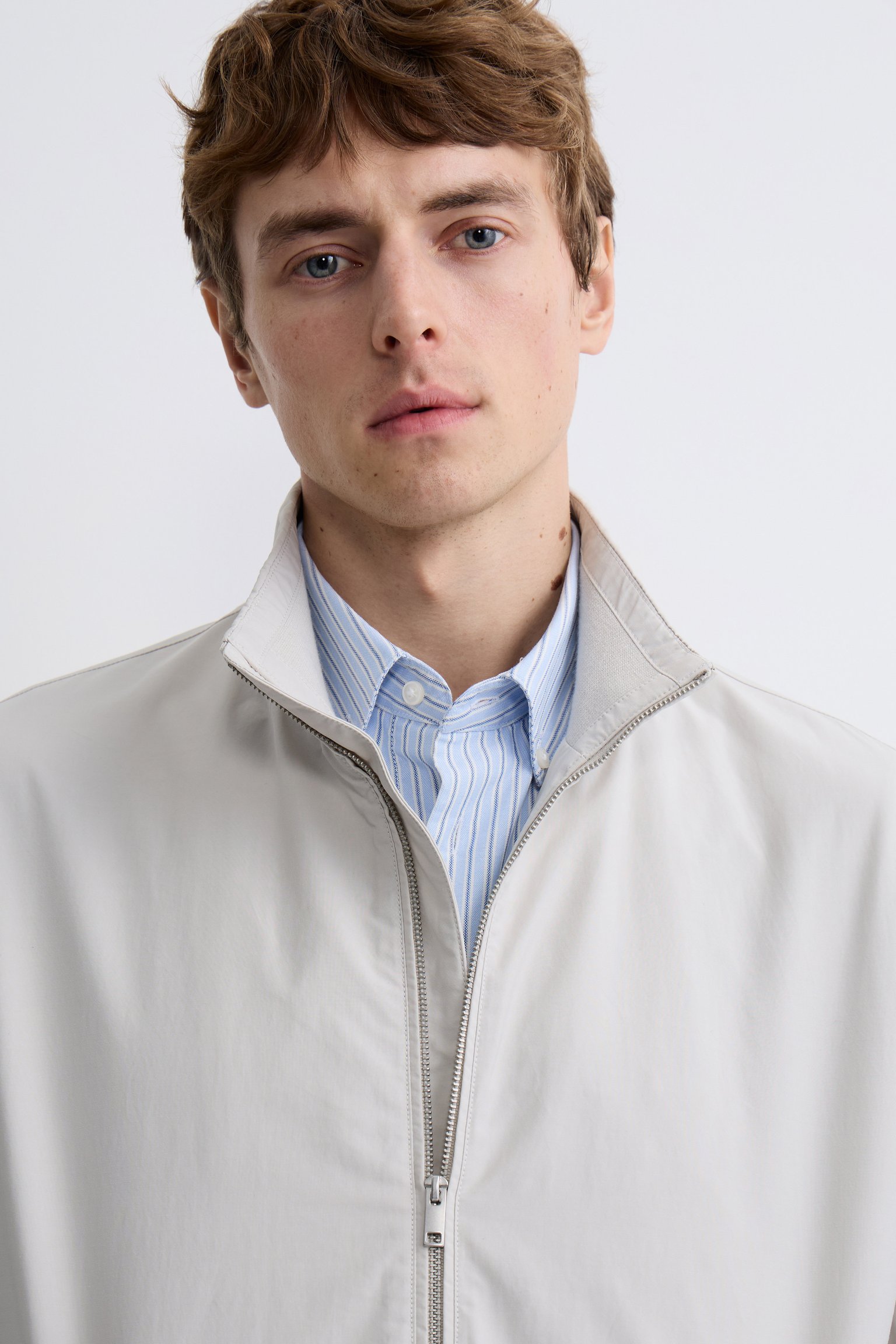 Бомбер из смесового хлопка