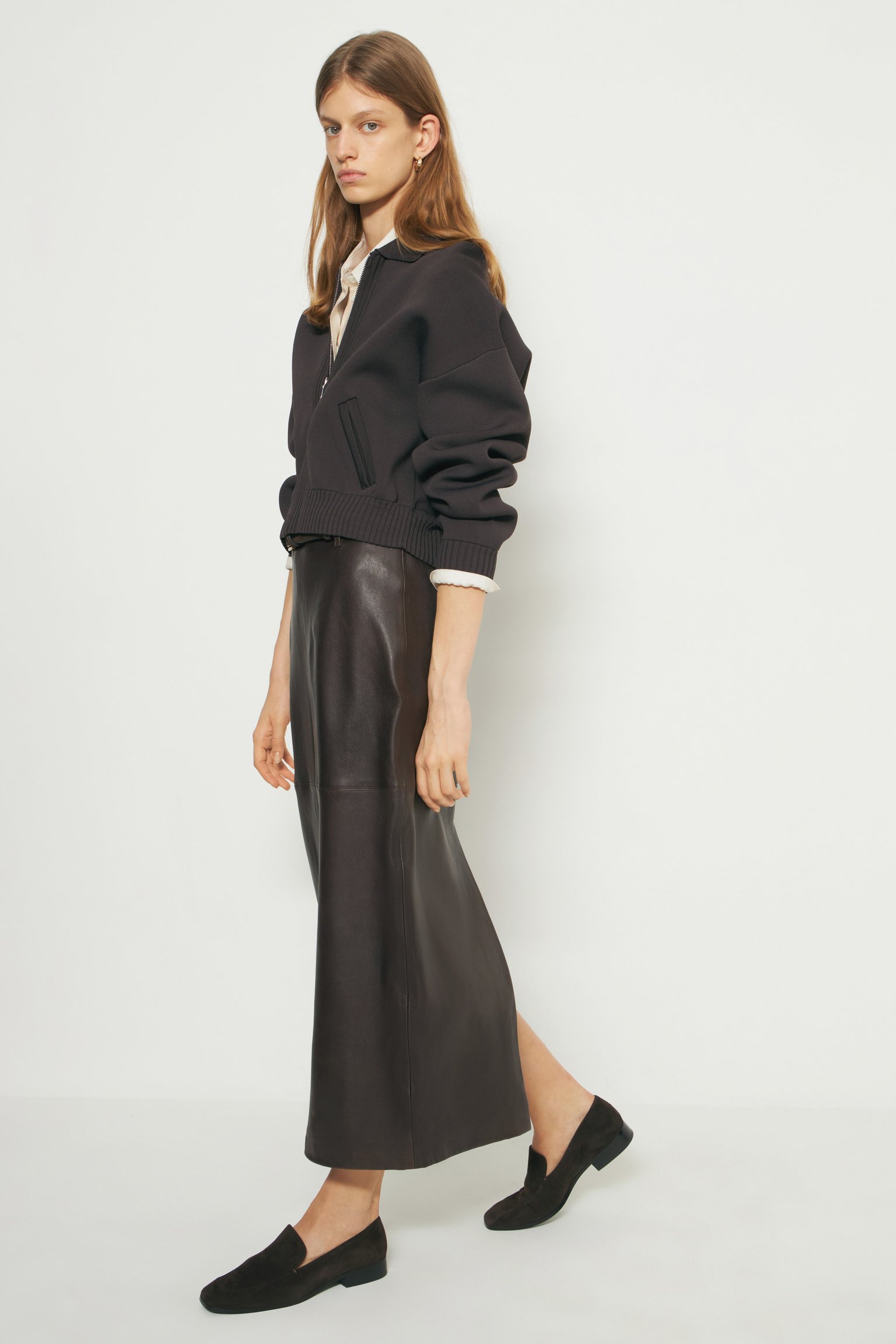 Юбка из овечьей кожи