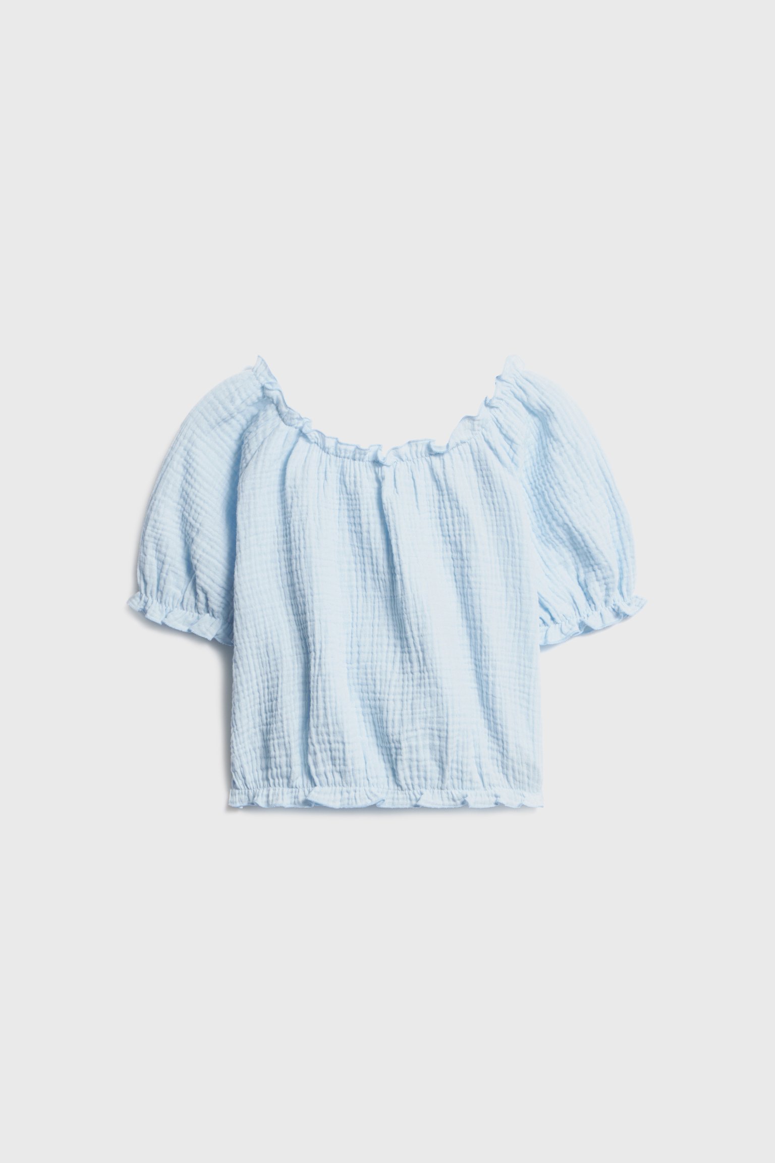 Блуза babydoll из муслина