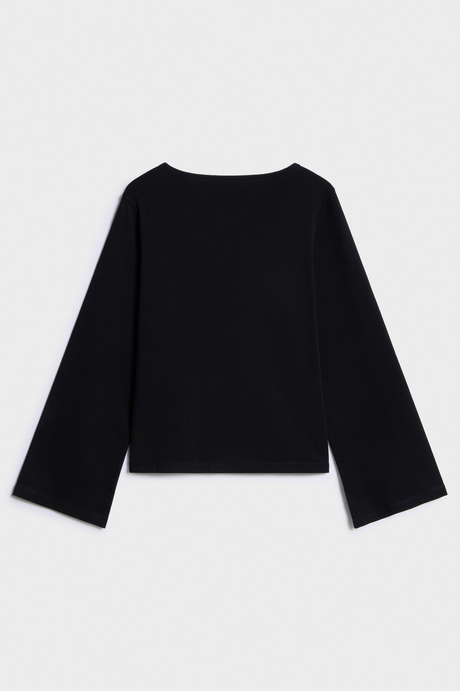 Лонгслив из эластичного хлопка