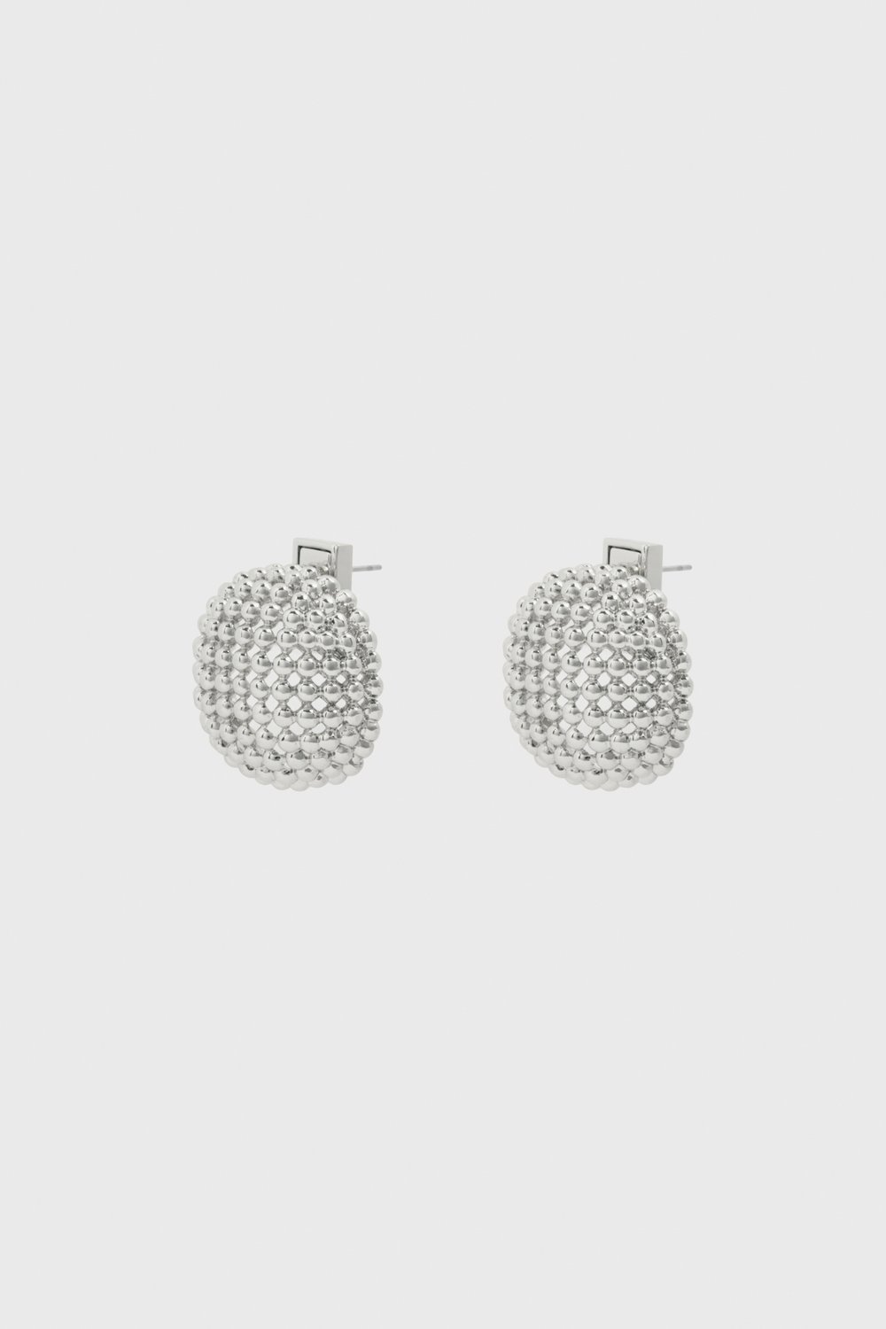 Рельефные серьги из цинка
