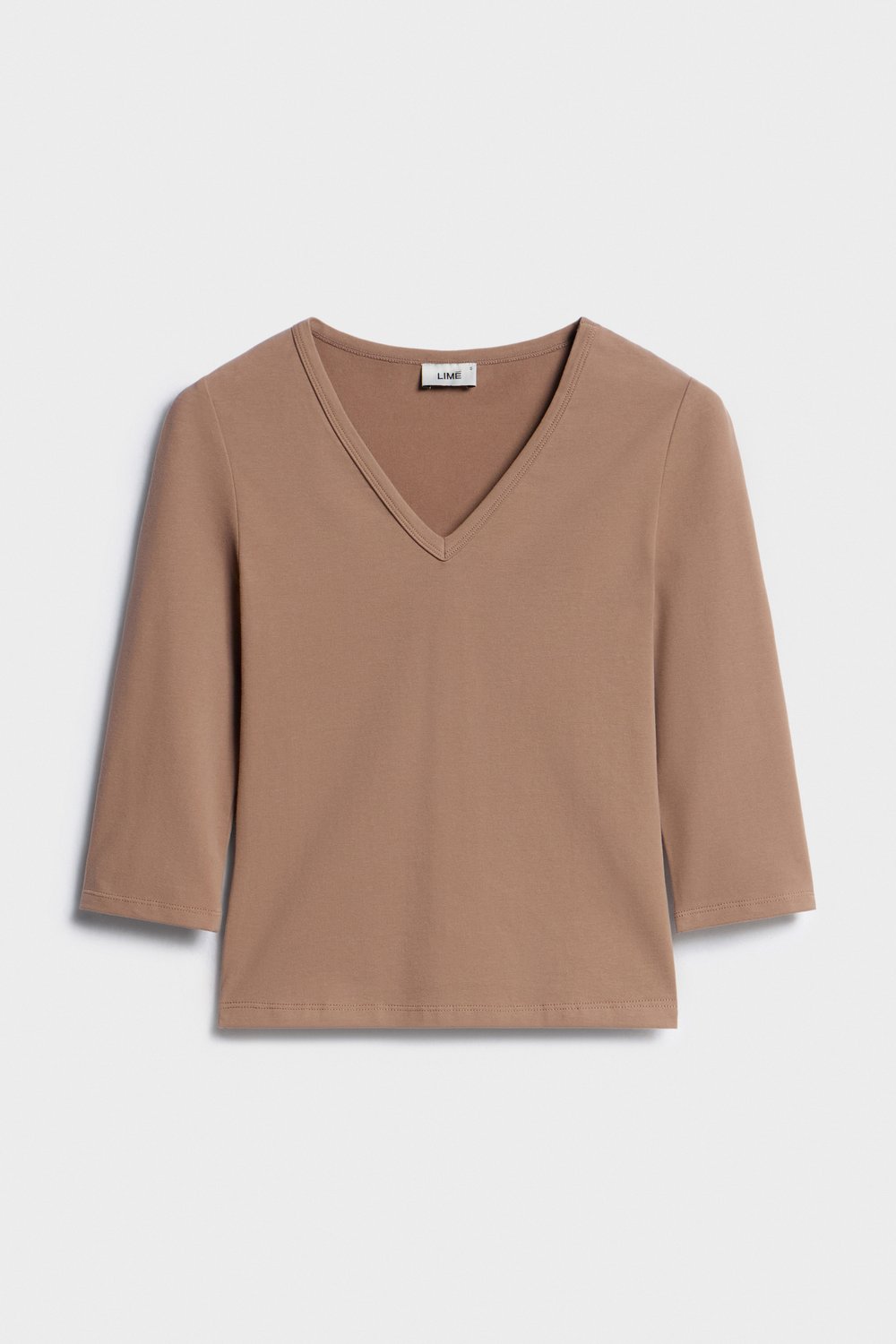 Эластичный лонгслив из хлопка