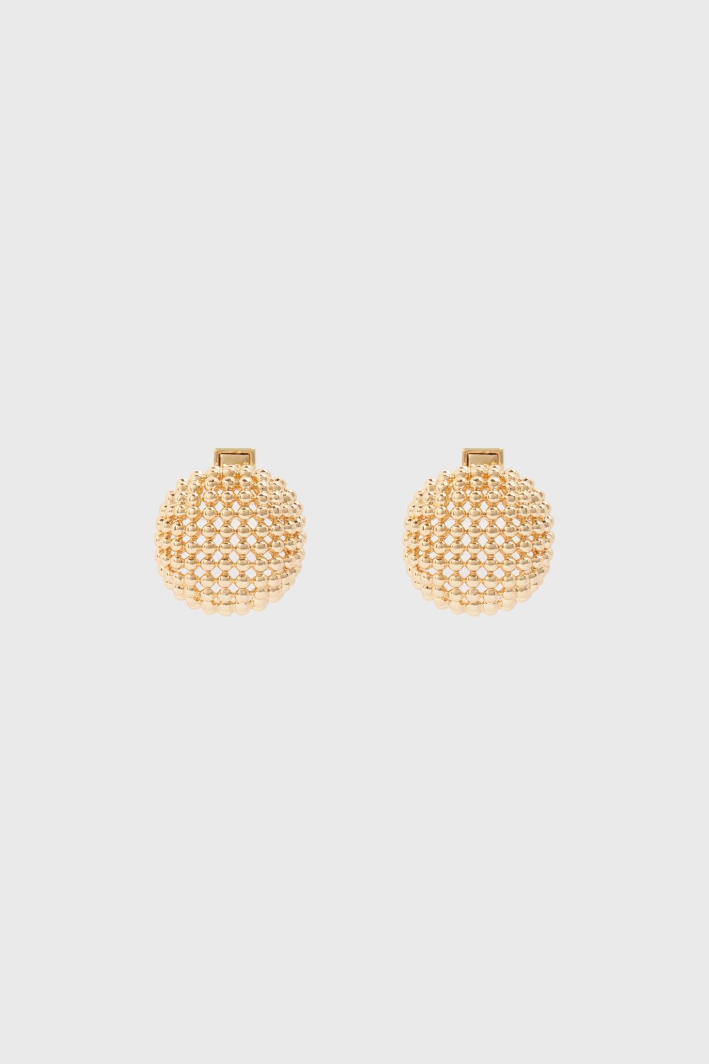 Рельефные серьги из цинка