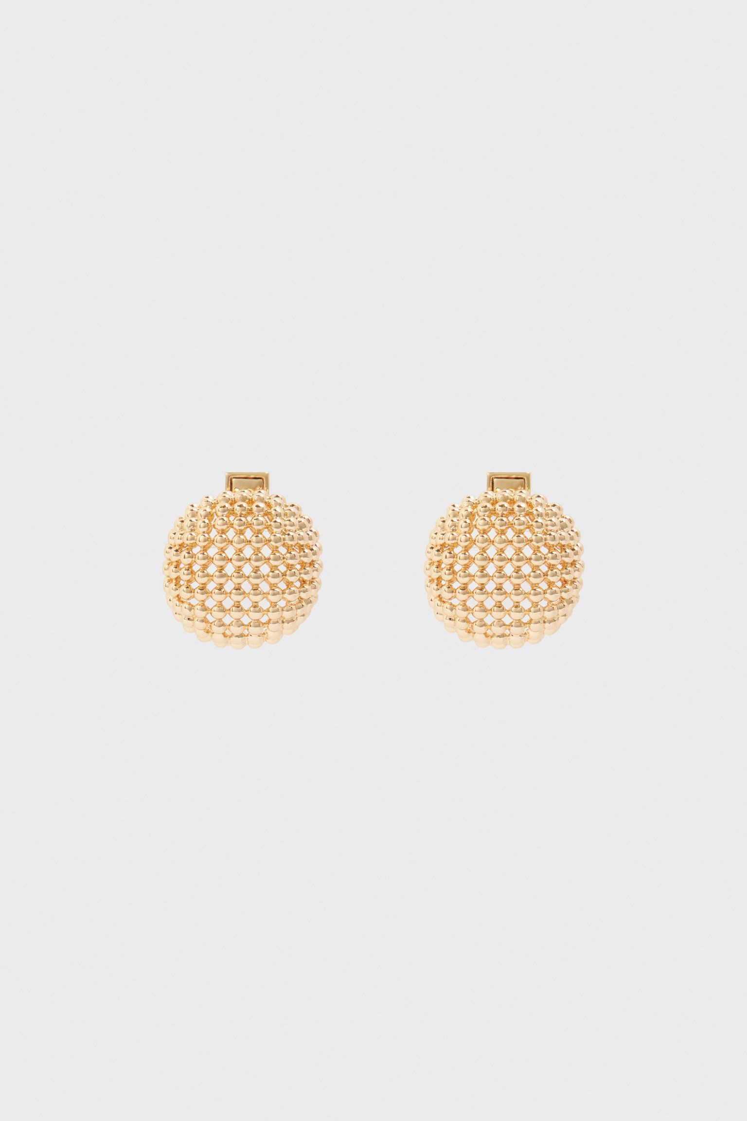 Рельефные серьги из цинка
