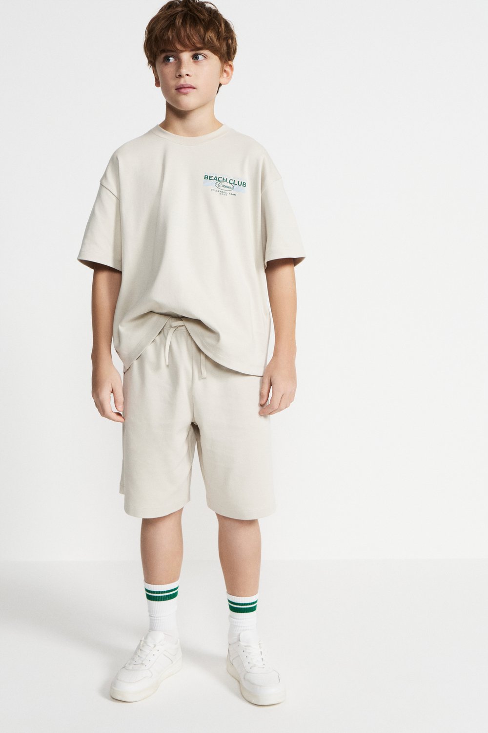 Футболка из хлопка с принтом