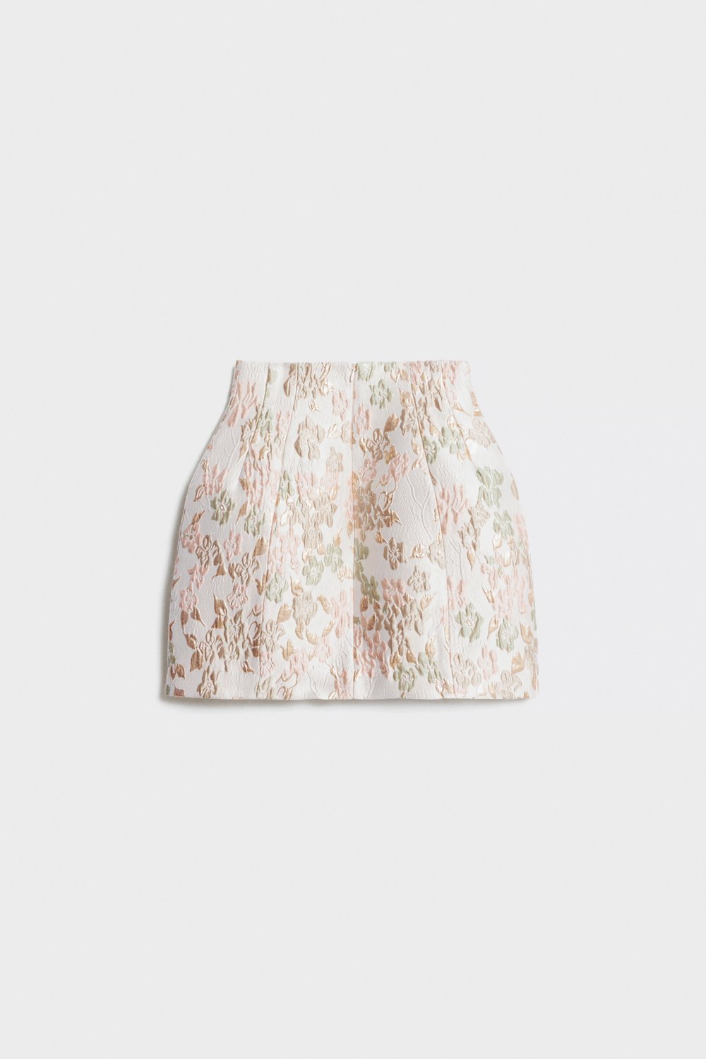 Юбка мини из жаккарда