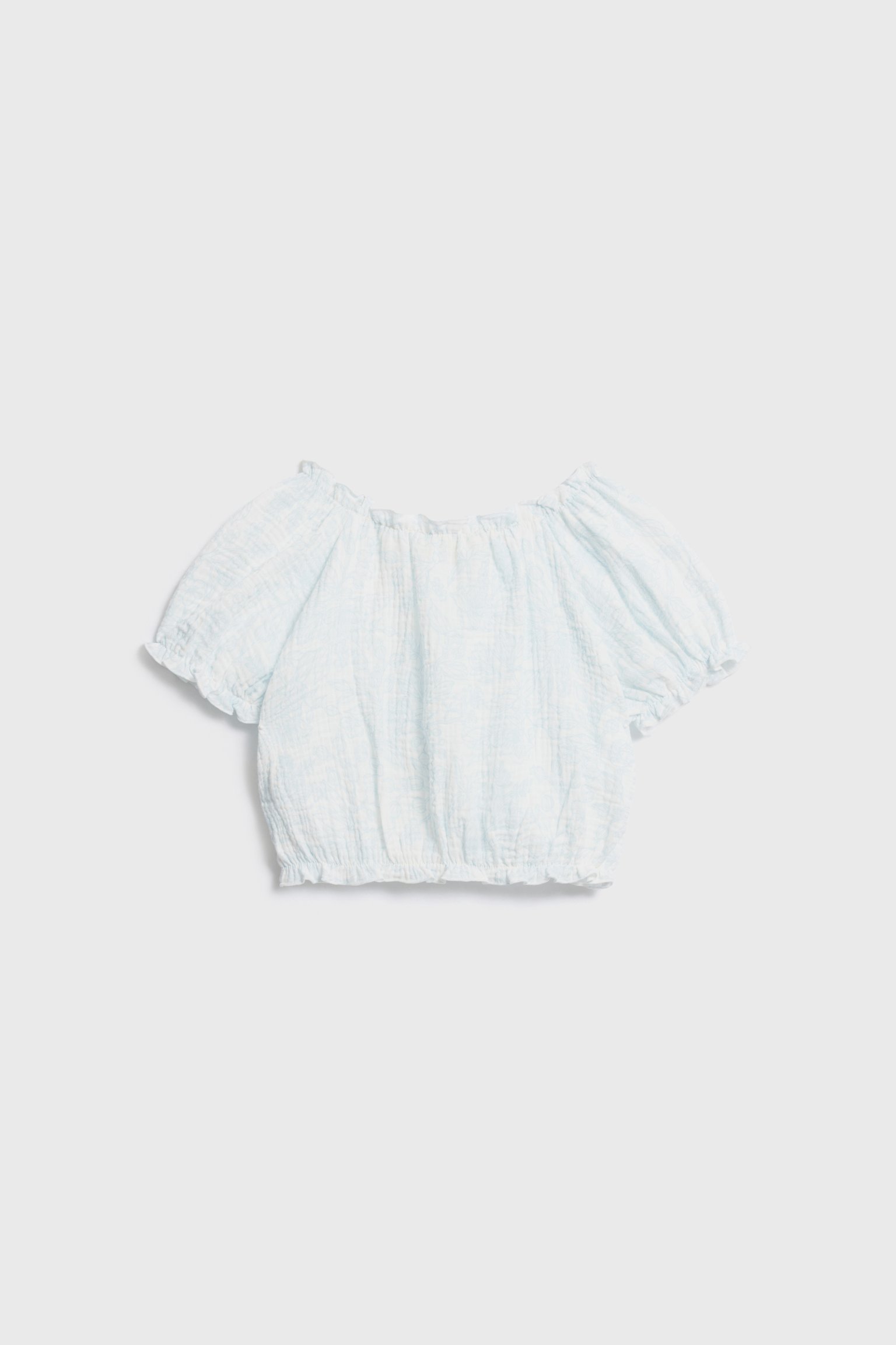 Блуза babydoll из муслина