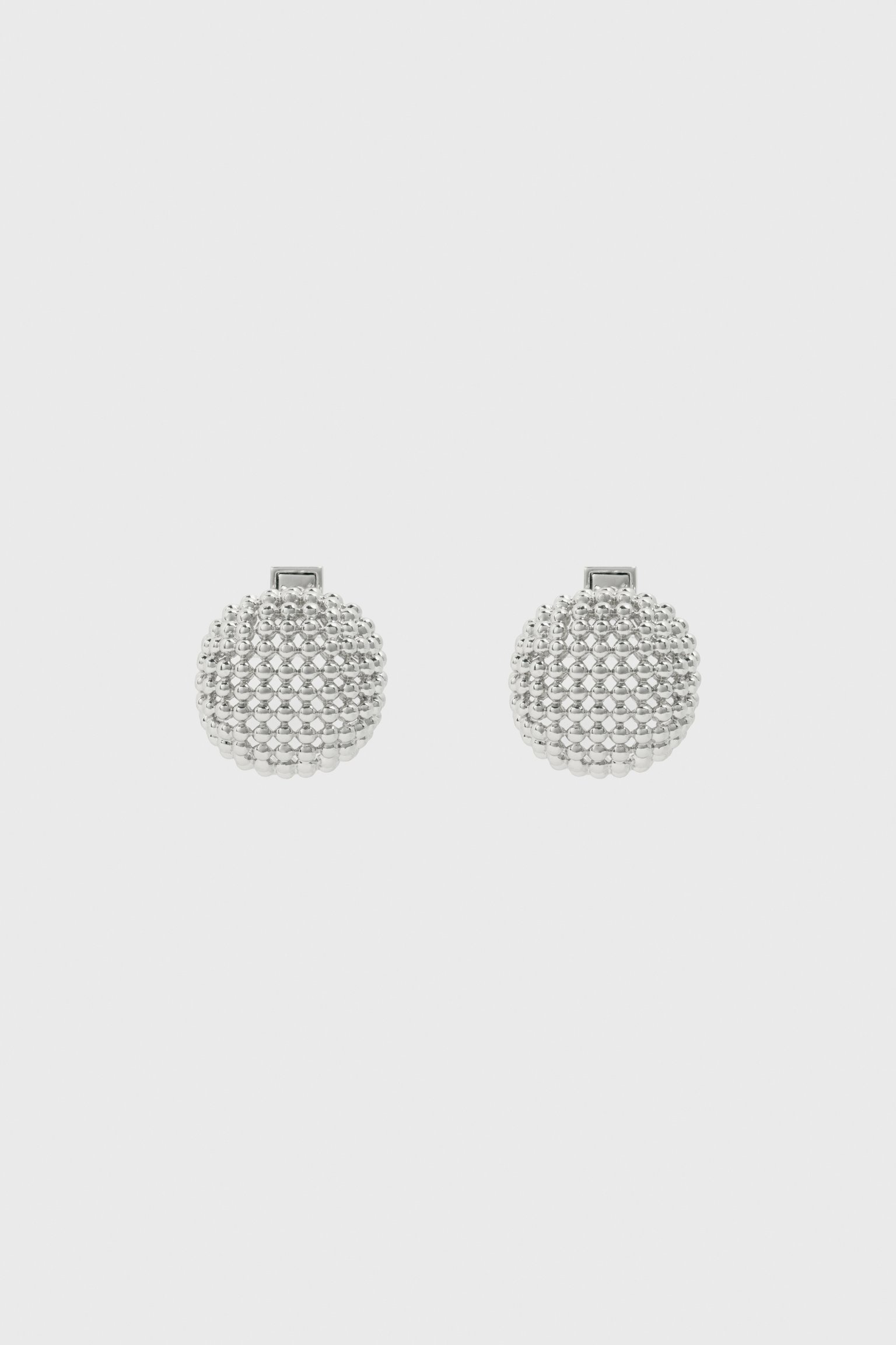 Рельефные серьги из цинка
