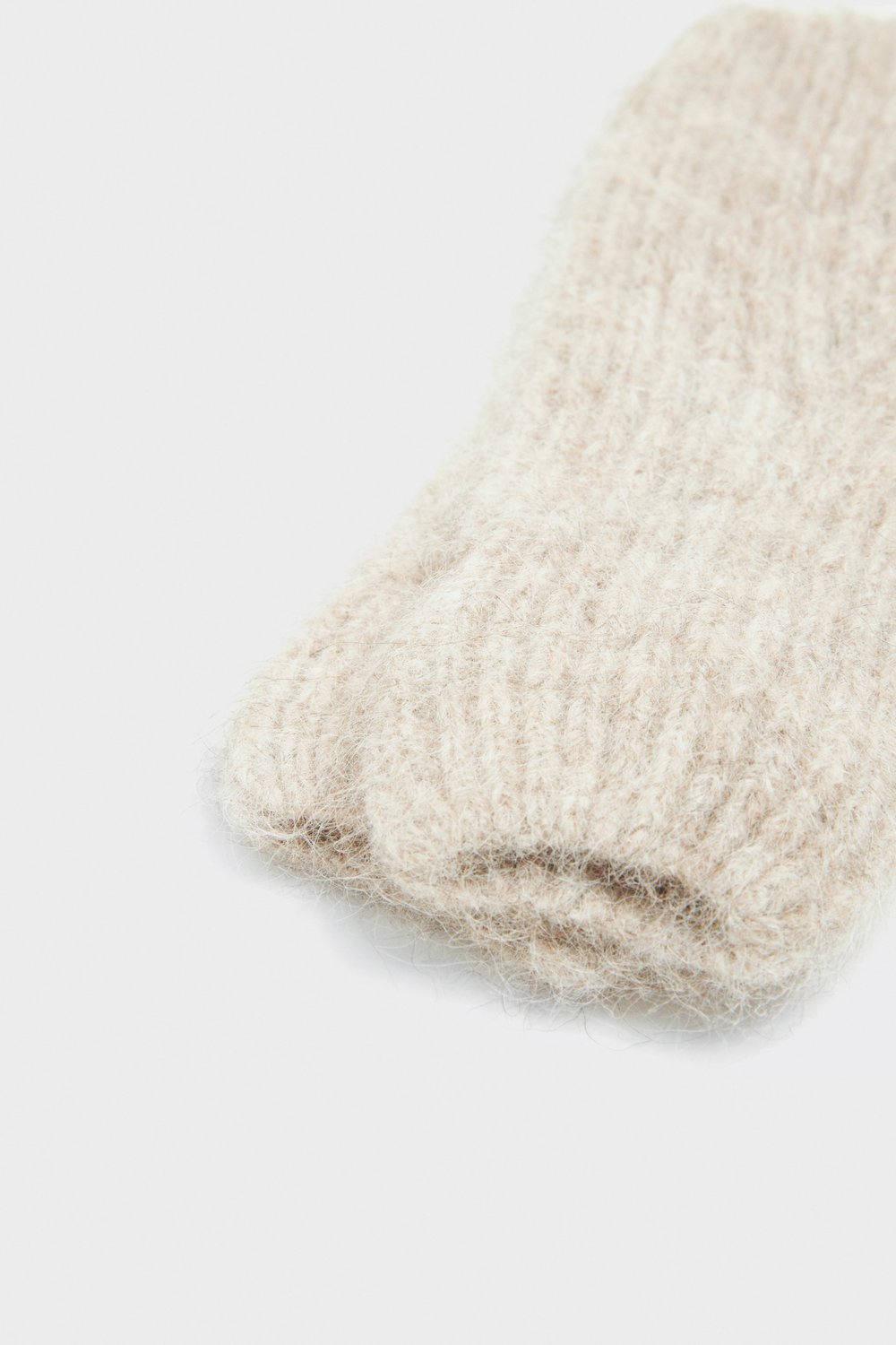 Митенки из шерсти альпака