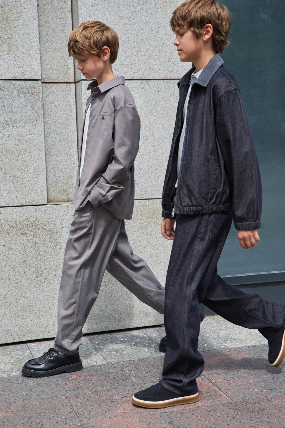Брюки из поливискозы со складками