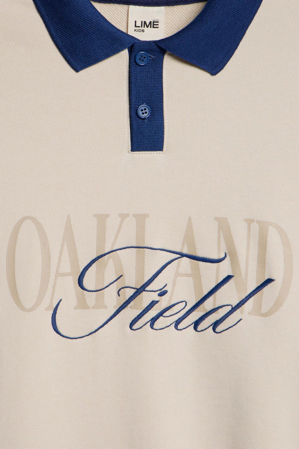 Толстовка поло из хлопка с декором