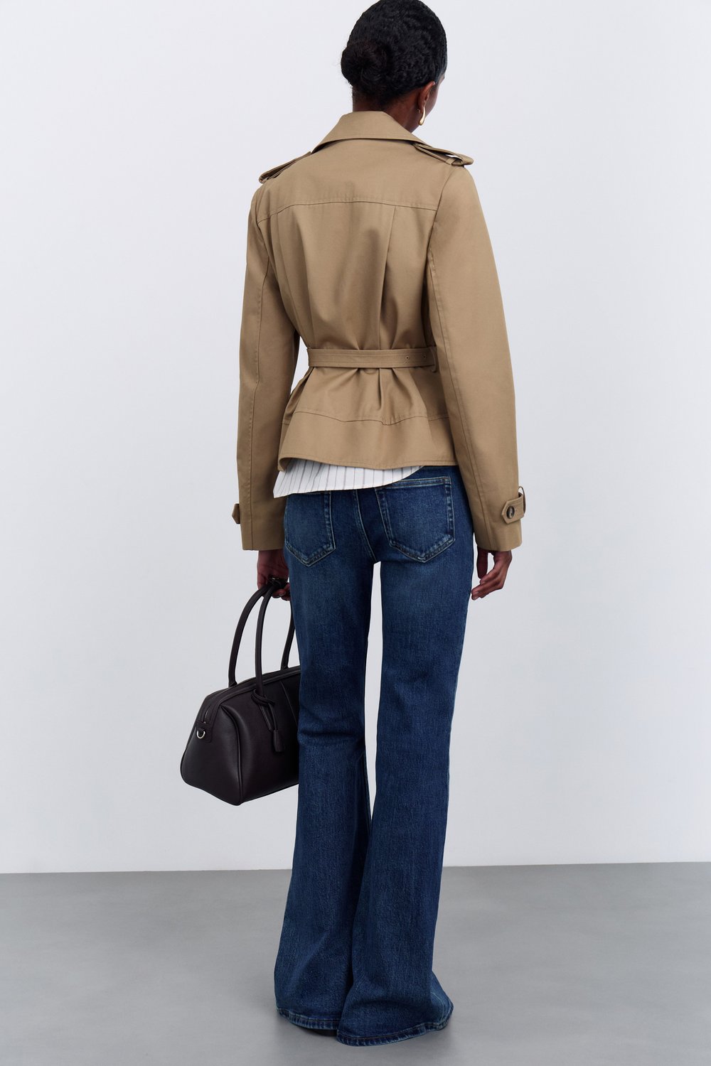 Джинсы клеш с низкой посадкой