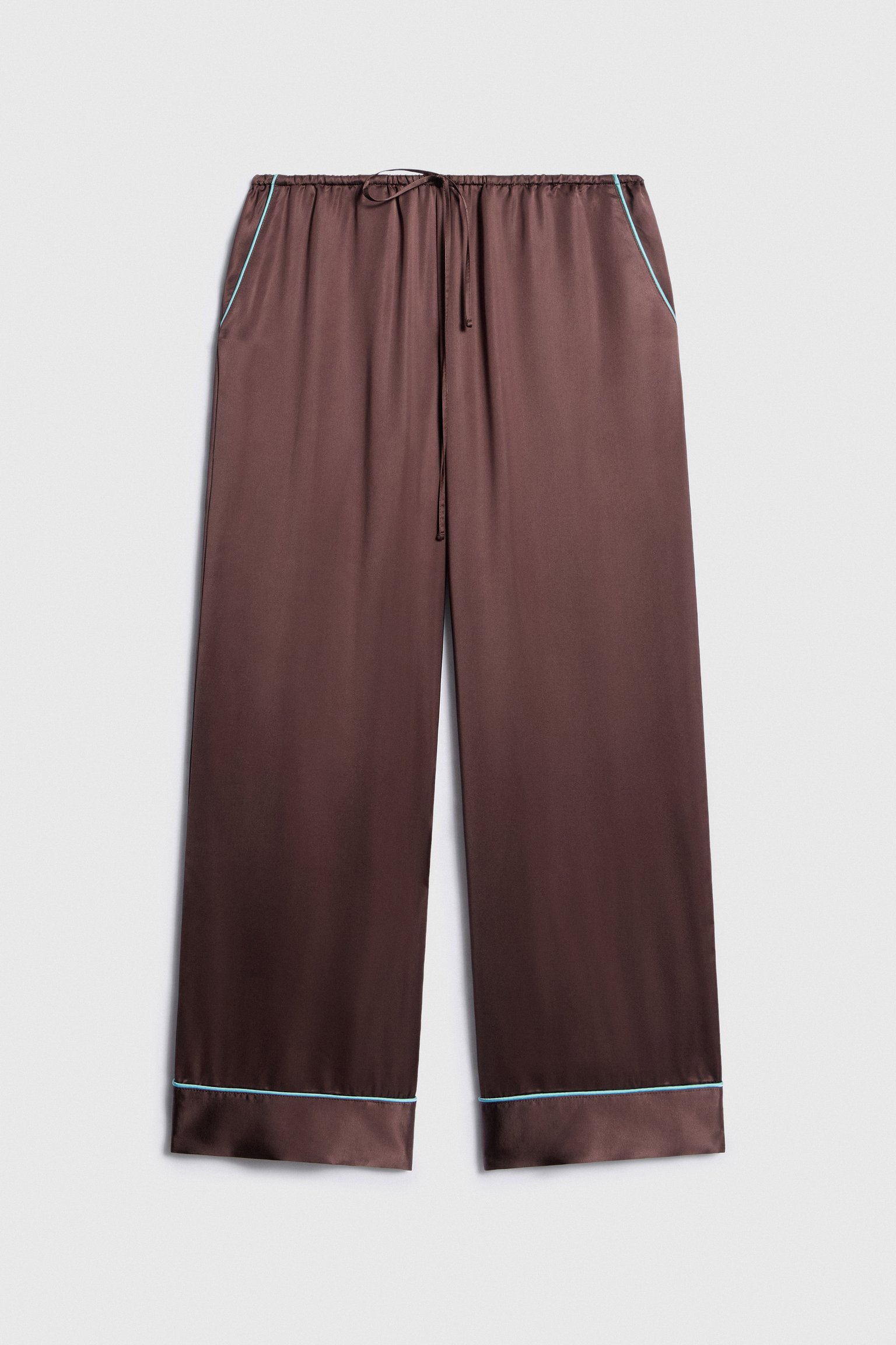 Пижамные брюки из атласа