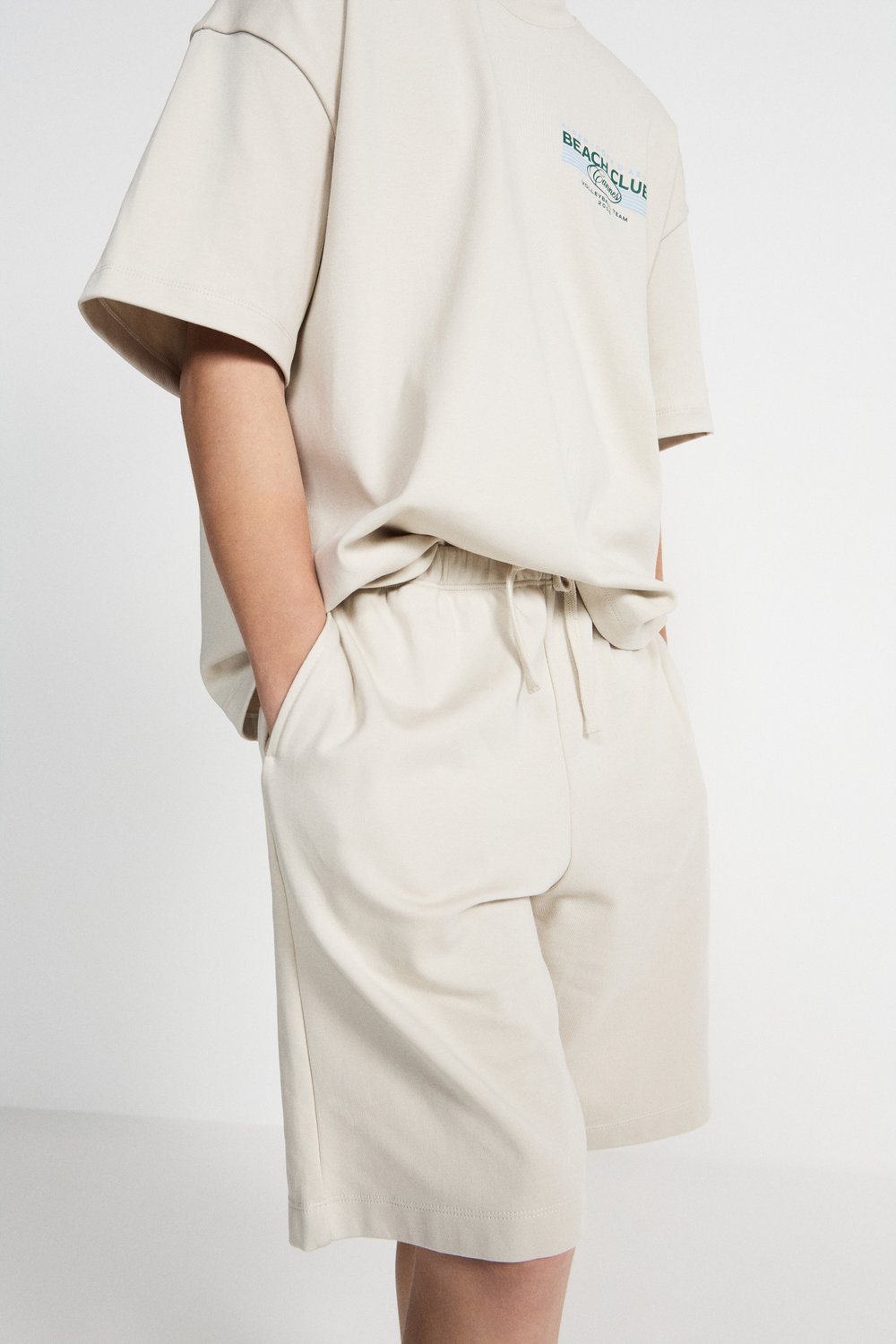 Широкие шорты из хлопка