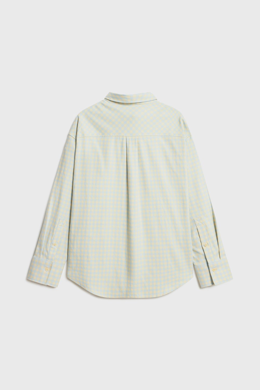 Хлопковая рубашка в клетку гингем
